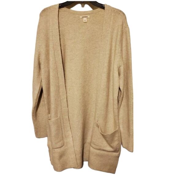 NWT Goodthreads Cream Wool Duster Cardigan M - Picture 7 of 7